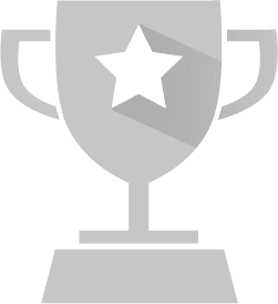 Symbol einer Trophäe mit Stern – steht für Marktführerschaft.